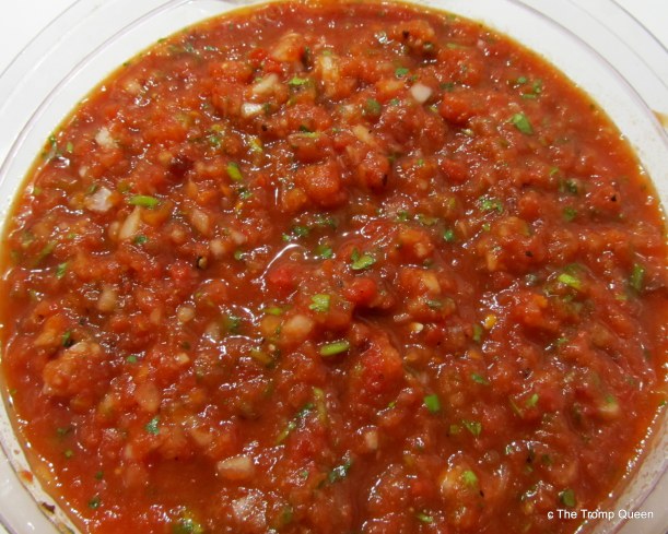 My salsa!  Made following PW's Chipotle Salsa recipe in her new cookbook.  Image by The Tromp Queen.