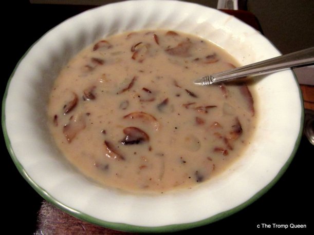 Creamy Mushroom with Brown and Wild Rice Soup